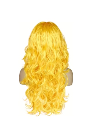 Riota Anime Sarı Uzun Dalgalı Peruk 171228324 Gri