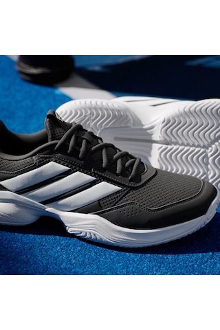Adidas Gamecourt 3 All Court Erkek Tenis Ayakkabısı Siyah/beyaz