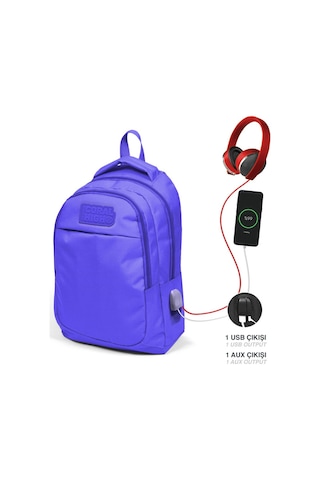 Yaygan 24315 Coral Hıgh Sırt Çantası Usb+aux Soketli Çok Renkli