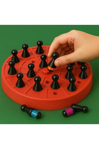 Memory Chess Zeka Oyunu Çocuk Eğitici Hafıza Geliştirici Renk Eşleştirme