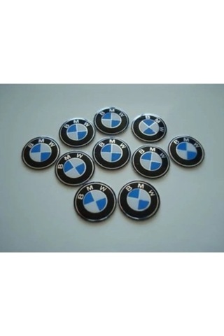 Bmw İçin 4 Adet Araç Anahtar Logo Amblemi 11mm
