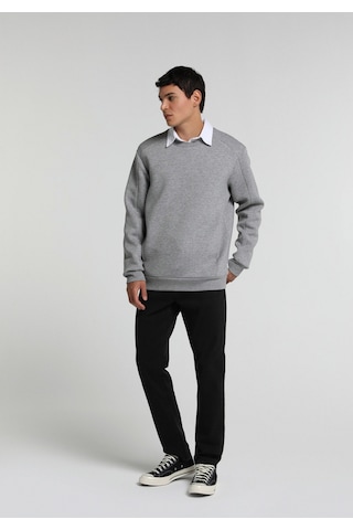 Colin's Colins Relaxed Fit Yuvarlak Yaka Düz Erkek Gri Sweatshirt Cl1081230 Q1.v2 Mga Gri Melanj