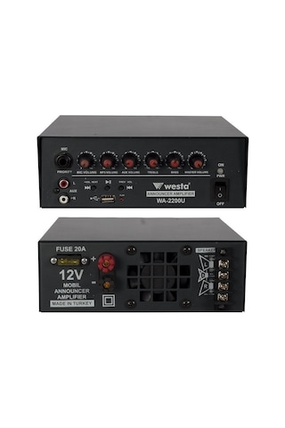 12v 200w Oto Anfi Araç Müzik Sistemi Için Güçlü Amfi
