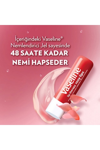 Vaseline Lip Therapy Dudak Bakım Kremi Rosy Lips 4.8 Gr X2