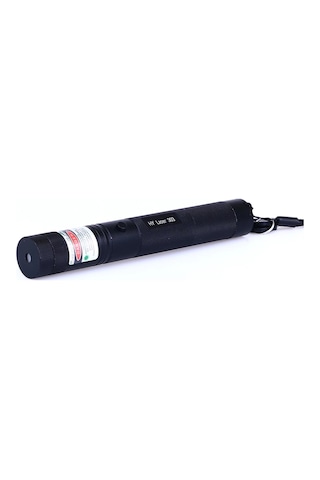 Şarjlı Yeşil Lazer Pointer 1000mw Bm-520 Açık Gri