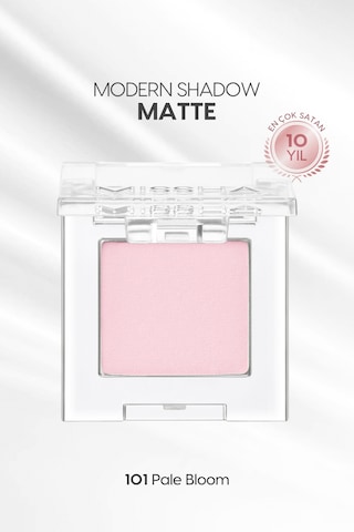 Missha Modern Shadow Matte Yumuşak Dokulu Dökülme Yapmayan Mat Tekli Göz Farı 101 Pale Bloom