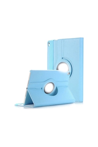 Apple Uyumlu iPad, 5. 6. Nesil 2017 2018 9.7" Inc Tablet Standlı 360 Dönebilen Deri Kılıf Leather Case Kılıf