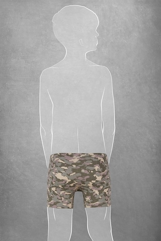 Doreanse Erkek Çocuk Modal Kamuflaj Desenli Normal Paça Boxer 612