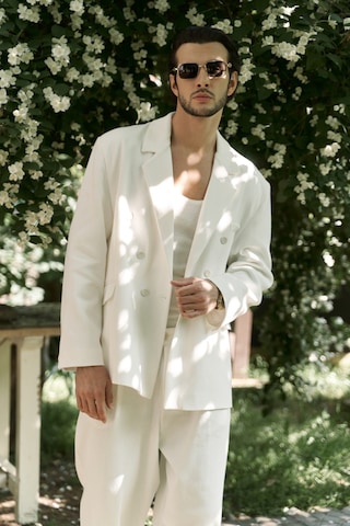 Bohemai Ayyubay Erkek Blazer Ceket - Ekru Ekru