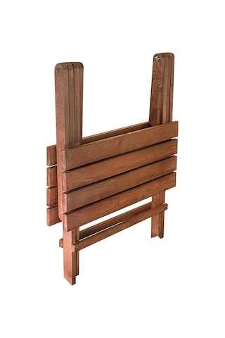 Weblonya Ahşap Bahçe Masası Katlanır Balkon Masası 2205