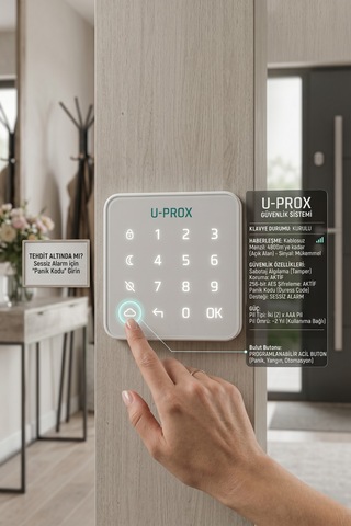 Keypad G1 Yeni Ürün Alarm Şifre Paneli Arka Aydınlatmalı 4800m Menzil