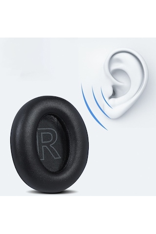 Novahub Anker Soundcore Life Q10 Yedek Kulaklık Yastıkları, Siyah, 2 Adet 01