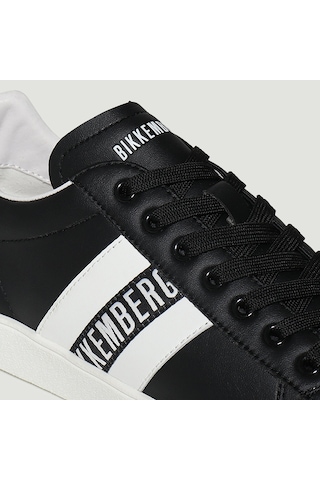 Nero Black Sneaker Günlük Erkek 19134/cp B Bkku Bikkembergs 64039996 Scarpa Uomo Mıcrofıber Ne Siyah