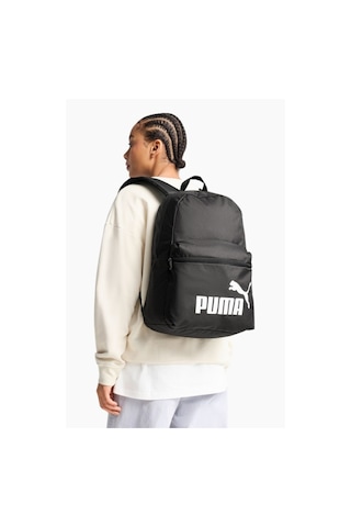 Puma Phase Unisex 22 L Sırt Çantası Siyah - Beyaz