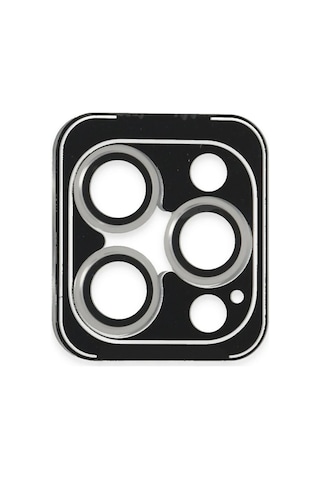 Hnrlıshp Joko Apple Uyumlu iPhone 16 Pro Max Pvd Metal Kamera Lens - Gümüş