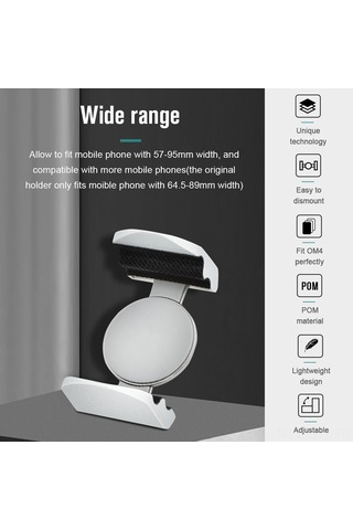 Hangfox Djı Om5/4/se İçin Pom El Tutucu, 5.7-9.5cm Kırmızı Klemensi, 17g Hafif Telefon Sabitleyici Aksesuarı 1109219