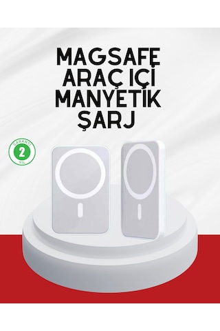 Şık Tasarımlı Magsafe Araç Telefon Tutucu Type-c Girişli