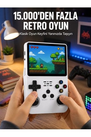 Kargo Taşınabilir Retro Oyun Konsolu Geniş Ekran Ve Çoklu Emülatör Desteği Yeni Nesil Najmaddin