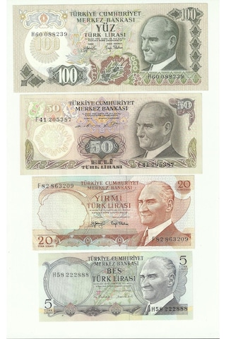 6. Ems 5-20-50-100 Lira Ça/çil