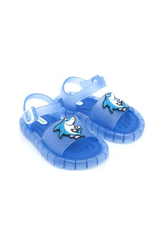 Gezer Erkek Çocuk Yazlık Airblow Bilekten Tokalı Ayarlanabilir Rahat Işıklı Taban Günlük Sandalet Mavi