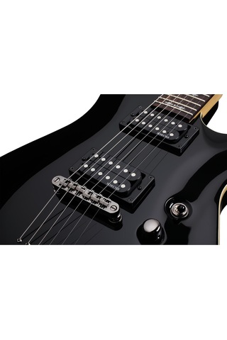 Schecter Omen 6 Solak Elektro Gitar Gloss Black