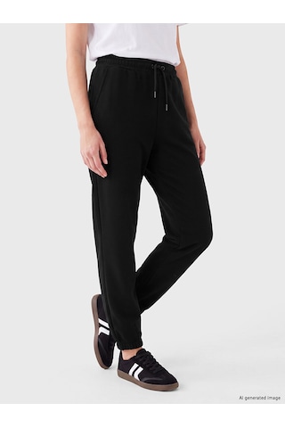 Lcw Everyday Siyah Soft Touch Kadın Jogger Eşofman Altı
