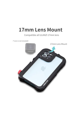 Ulanzi Apple Uyumlu iPhone 11 Pro Metal Vlog Çerçeve