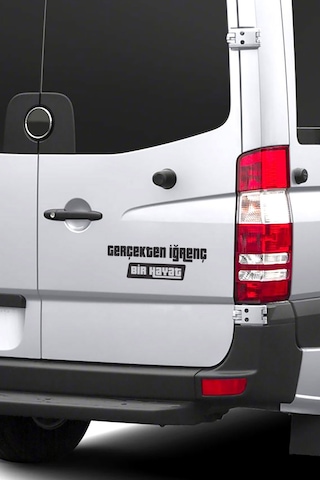 Gerçekten İğrenç Bir Hayat Araç Sticker 21x29 Cm, Oto Sticker, Araba Sticker