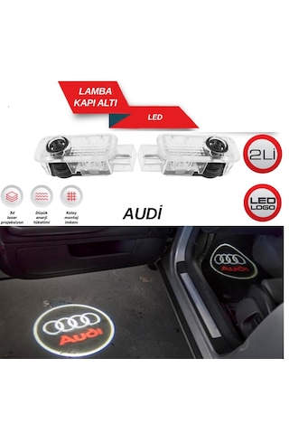 Audi Kapı Altı Işık Logo Araca Özel 4328402 -