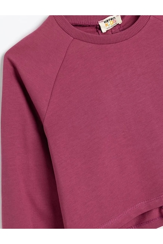 Koton Kadın Sweatshirt Pembe 5wkg10196ak 25ky59003244 Y5914 Pembe