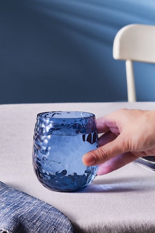 Karaca Amalfi Akrilik Su Bardağı 370 ml Marine Blue