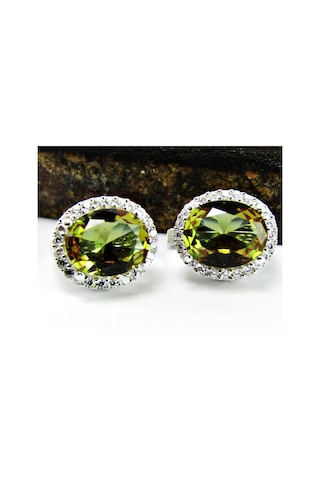 Zultanit Oval Kadın Küpesi