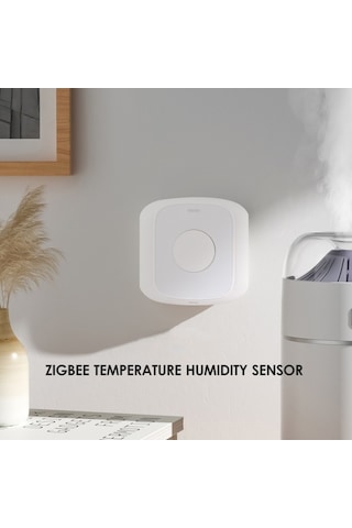 Dancemonkey Zigbee Mini Kablosuz Nem Ve Sıcaklık Sensörü - Akıllı Ev İçin Nem/ısı Ölçer