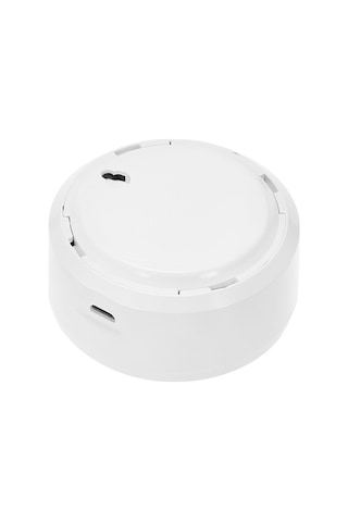 Novahub Akıllı Ev Alarm Siren - Wifi Bağlantılı, 100db Sesli Uyarı, Sıcaklık/nem Sensörlü, Tuya Uyumlu Beyaz, Küçük Boyutlu Beyaz