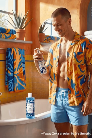 The Bath Factory 3 in 1 Duş Jeli 400 Ml + Blue Tiger Saç ve Vücut Spreyi 200 Ml Set