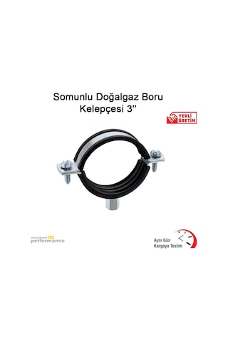 Somunlu Doğalgaz Boru Kelepçesi 3''''