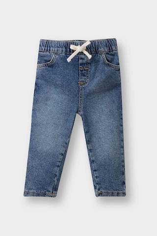 Defacto Erkek Bebek Beli Bağcıklı Jean Pantolon F3790a525aunm28 Mavi-nm28