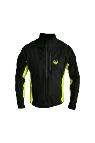 Yale Softshell Su Ve Rüzgar Geçirmez Mont Siyah Neon