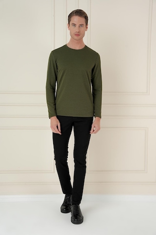 Efor Ts 889 Slim Fit Haki Spor T-shirt Haki