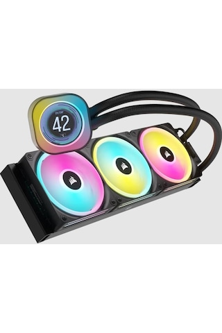 Corsair İcue Lınk H150i Lcd 360mm Sıvı İşlemci Soğutucu - Siyah