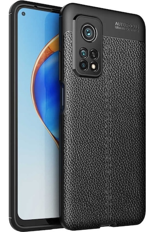 Xiaomi Mi 10T Pro 5G Kılıf Zore Niss Deri Desenli Silikon Kılıf