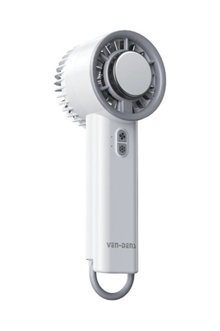 Ven-dens Vd-fan001 Usb Şarjlı Taşınabilir Mini Vantilatör, 3 Kademeli Hız, Kablosuz Kullanım, Beyaz