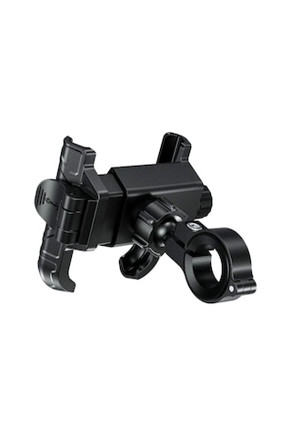 Nukrotech M29 Klipsli Motosiklet Telefon Tutucu Siyah