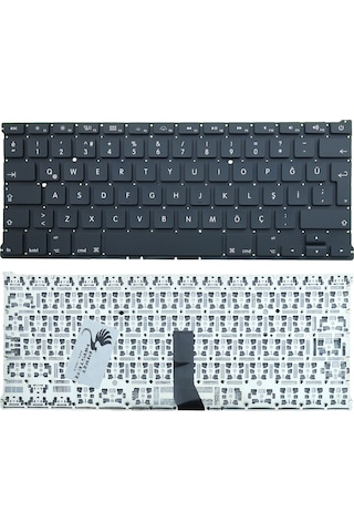 Apple Uyumlu MacBook Air 13" A1466 EMC 3178 Klavye (Büyük Enter - TR)