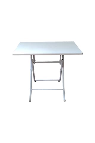 Katlanır Masa 60x90 Beyaz Döküm Kenar