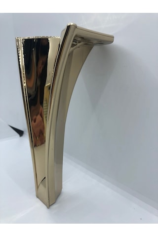 Plastik Gold Kaplama Berjer - Mobilya Ünite Ayağı 15 Cm