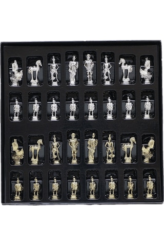 Satranç Taşı İsteyene Gifthome Küçük Metal Parlak