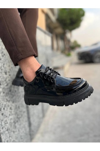 Kb-x6 Kuback Kömür Rugan Günlük Erkek Ayakkabı Kömür25