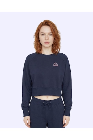 Kappa Logo Cindyna Kadın Dark Tone Regular Sweatshirt