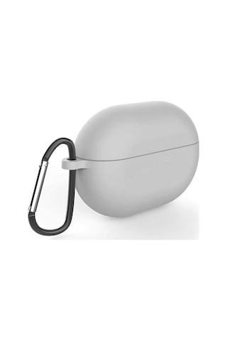 Microsonic Huawei Freebuds Pro Mat Silikon Kılıf Gri